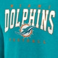 thumbnail image 4 of Miami Dolphins Adult Crewneck Sweatshirt, 4 of 5