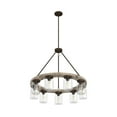 thumbnail image 9 of Hunter Devon Park with Clear Glass Chandelier Ceiling Light Fixture, 9 of 9