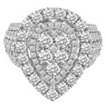 thumbnail image 4 of 4.00 CT. T.W. Round Cut Double Halo Diamond Ring in 14K Gold, 4 of 8