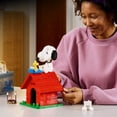 thumbnail image 3 of LEGO Ideas Peanuts: Snoopy's Doghouse Building Set, 964 pc., 3 of 7