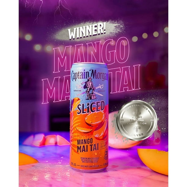 Captain Morgan Sliced Cocktail Variety Pack, 12 fl. oz. can, 12 pk