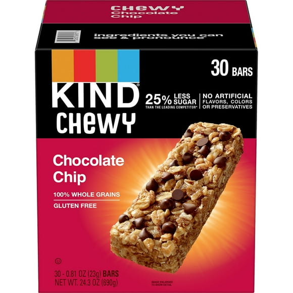 KIND Kids Chewy Chocolate Chip Granola Bars 30 ct.