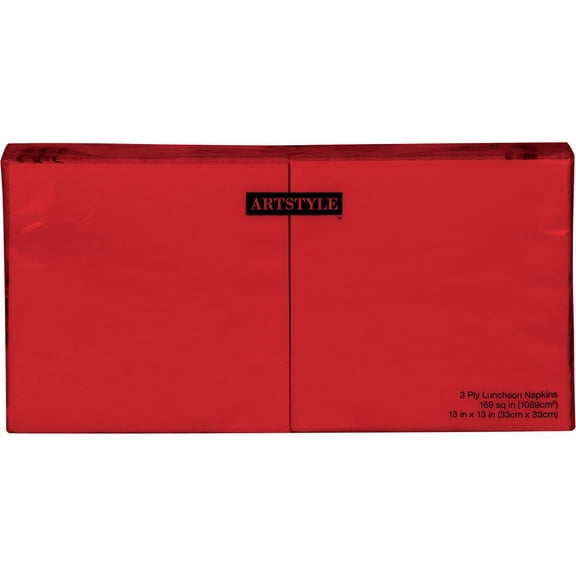 Artstyle 3-Ply Lunch Napkins, 6.5", 200 ct., Choose Color