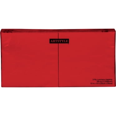Artstyle 3-Ply Lunch Napkins, 6.5", 200 ct., Choose Color