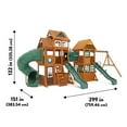 thumbnail image 10 of KidKraft Paramount Wooden Swing Set with Two Clubhouses, 10 of 10