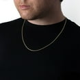 thumbnail image 6 of Semi Solid Rope Chain Necklace in 14K Gold, 6 of 10