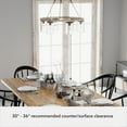thumbnail image 6 of Hunter Devon Park with Clear Glass Chandelier Ceiling Light Fixture, 6 of 9