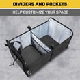 thumbnail image 5 of CAT® FlexTrunk Car Trunk Organizer & Cat® Car Front Seat Organizer Bundle - Heavy Duty, Universal Fit, 5 of 14