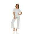 thumbnail image 2 of Flora Nikrooz 2-Piece Short Sleeve and Capri Pajama Set, 2 of 9