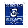 thumbnail image 7 of Logo Brands Creighton Bluejays 60"x70" Super Plush Blanket, 7 of 7