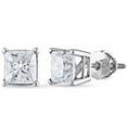thumbnail image 1 of 1.95 CT. T.W. Princess Diamond Stud Earrings in 14K Gold (I, I1), 1 of 4