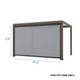 thumbnail image 4 of Mirador Aluminum Pull Down Privacy Screen for Pergola, Choose Size, 4 of 5