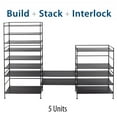 thumbnail image 19 of Seville Classics 3-Tier Resin Slat Shoe Rack, 26.5" W x 12.2" D x 19" H Assorted Colors, 19 of 22