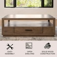 thumbnail image 2 of Marlow Solid Wood Coffee Table, Natural, 2 of 8