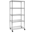thumbnail image 1 of Seville Classics 5-Level UltraZinc Commercial Shelving (18" x 36" x 72"H), 1 of 14