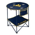 thumbnail image 1 of Logo Brands West Virginia Mountaineers 27.6in Round Tailgate Table, 1 of 5
