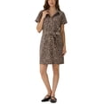 thumbnail image 5 of Frye Women's Belted Denim Mini Dress, 5 of 9