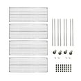 thumbnail image 17 of Seville Classics MEGA RACK 4-Tier NSF Steel Wire Shelving, 60" x 24" x 76" H, 17 of 17