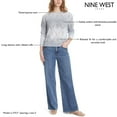 thumbnail image 4 of Nine West Women's Pointelle Boatneck Sweater, 4 of 6