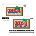 thumbnail image 1 of Creekside BBQ - 2 x $25 Value Gift Cards, 1 of 3