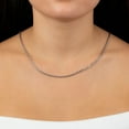 thumbnail image 3 of 2.5mm Italian Sterling Silver Diamond Cut Rope Chain, 3 of 7