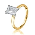 thumbnail image 2 of Lab Created Emerald Cut Solitaire Diamond Ring, 2 of 7