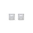 thumbnail image 2 of Lab Created Fancy Cut Diamond Stud Earrings in 14K Gold, 2 of 6