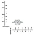 thumbnail image 6 of 4.00 C.T.T.W. Lab Created Cushion Cut Center with Pear Cut Side Diamond Ring in 18K White Gold, 6 of 6