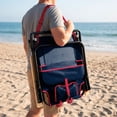thumbnail image 3 of Logo Brands Liberty University Flames Reclining Beach Chair, 3 of 6
