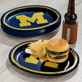 thumbnail image 4 of NCAA Oval Paper Plates, 10" x 12", 50 ct., Choose Team, 4 of 6