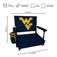 thumbnail image 3 of Logo Brands West Virginia Mountaineers Premium Stadium Seat, 3 of 6
