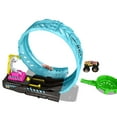 thumbnail image 3 of Hot Wheels Monster Trucks Glow in the Dark Epic Loop Challenge Playset, 3 of 10