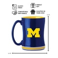 thumbnail image 3 of Logo Brands Michigan Wolverines 14oz Relief Mug Set, 3 of 5