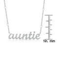 thumbnail image 4 of Sterling Silver and Diamond Identity Necklace, 4 of 6