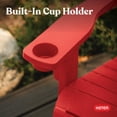 thumbnail image 9 of Keter Seabrook Modern Adirondack Chair with Integrated Cupholder, 9 of 14