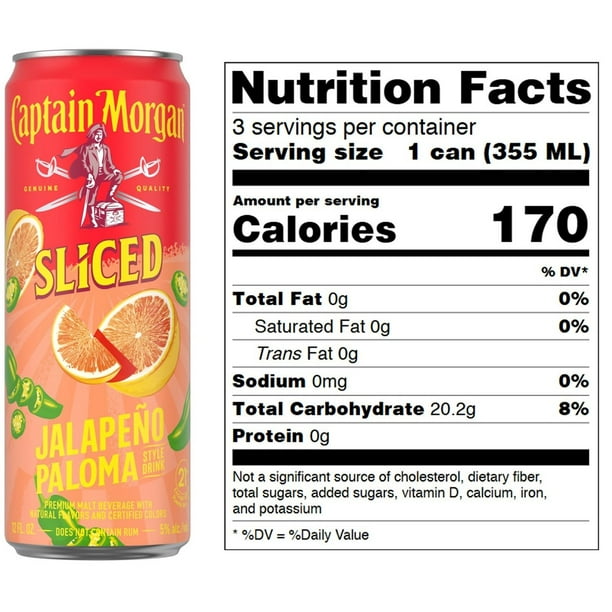 Captain Morgan Sliced Sweet vs. Heat Ready To Drink Variety Pack, 12 fl.  oz. can, 12 pk