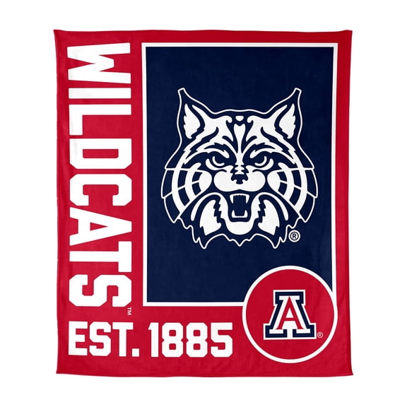 Logo Brands Arizona Wildcats 60"x70" Super Plush Blanket