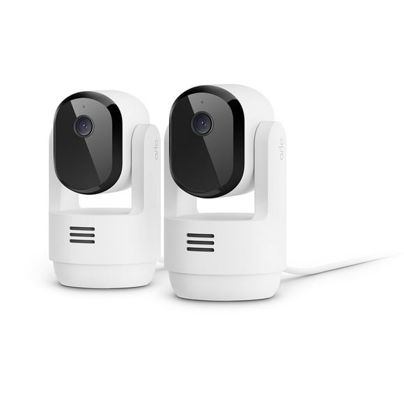 Arlo Essential Pan Tilt  Indoor Security Camera 2K, 2-Pack
