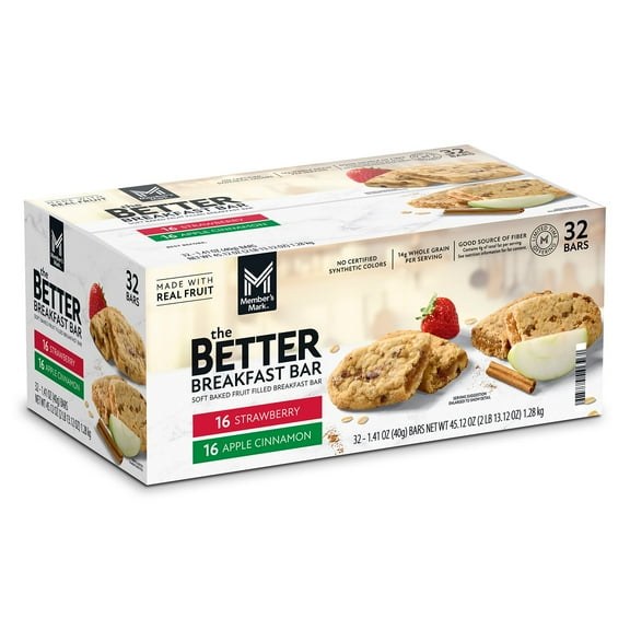 Member's Mark Better Breakfast Bars, 32 ct.