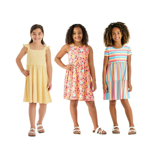 Member's Mark Girls 3-Pack Knit Dress