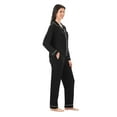 thumbnail image 2 of DreamMark Women's 2-Piece Notch Collar Pajama Set, 2 of 11