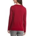 thumbnail image 2 of Rafaella Women's Long-Sleeve V-Neck Top, 2 of 11