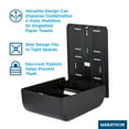 thumbnail image 3 of Marathon Combo Folded Paper Towel Dispenser, Smoke, 3 of 9