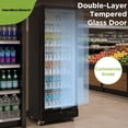 thumbnail image 16 of Hamilton Beach Commercial Refrigerator, 17.0 Cu. Ft., Glass Display, Frost-Free, Black, 16 of 17