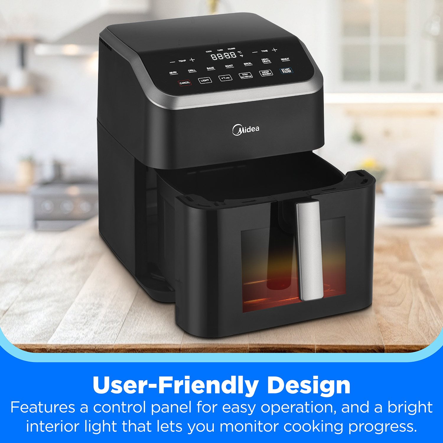 Midea HeatXpress™ 7.8 qt. Basket Air Fryer
