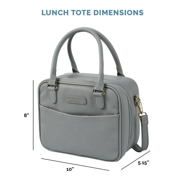 Veronica Jamison Hampton Faux Leather Lunch Tote by Arctic Zone