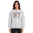 thumbnail image 1 of State of Mine Women's Camo Letters State Sweatshirt, 1 of 6