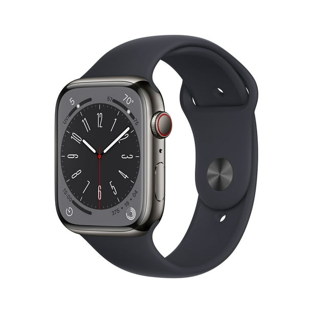 Apple Watch Series 8 GPS + Cellular 45mm Stainless Steel Case with 
