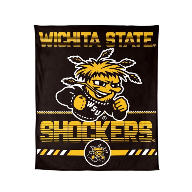 Logo Brands Wichita State Shockers 60"x70" Super Plush Blanket