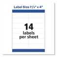 thumbnail image 4 of Avery Easy Peel White Address Labels w/ Sure Feed Technology, Laser Printers, 1.33 x 4, White, 4 of 9